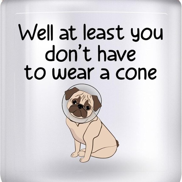Candle -  'Well at Least You Don't Have to Wear a Cone' - Humorous Get Well Gift - Picture 4 of 8